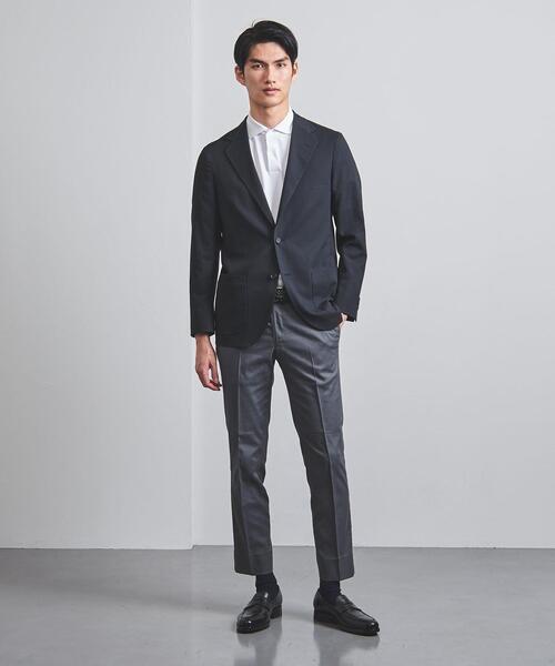 SOVEREIGN(ソブリン)の「<SOVEREIGN(ソブリン)> ネイビー ゼロ/アンコン 2ボタン ジャケット(テーラードジャケット・メンズ・ネイビー・42/44/46/48/50/52/54)」の3枚目の写真