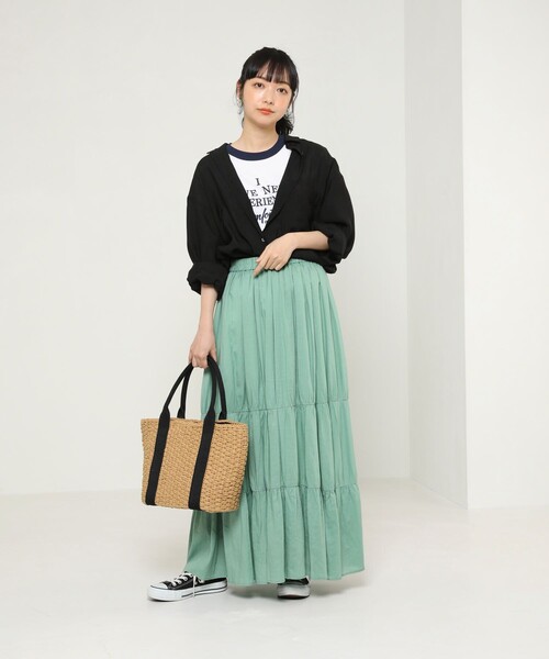 FREAK'S STORE（フリークスストア）の「ビッグシャツ（シャツ/ブラウス・レディース・ブラック/ゴールド/グリーン・ﾌﾘ-）」の19枚目の写真