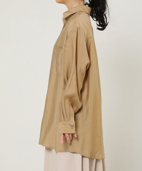 FREAK'S STORE（フリークスストア）の「ビッグシャツ（シャツ/ブラウス・レディース・ブラック/ゴールド/グリーン・ﾌﾘ-）」の17枚目の写真