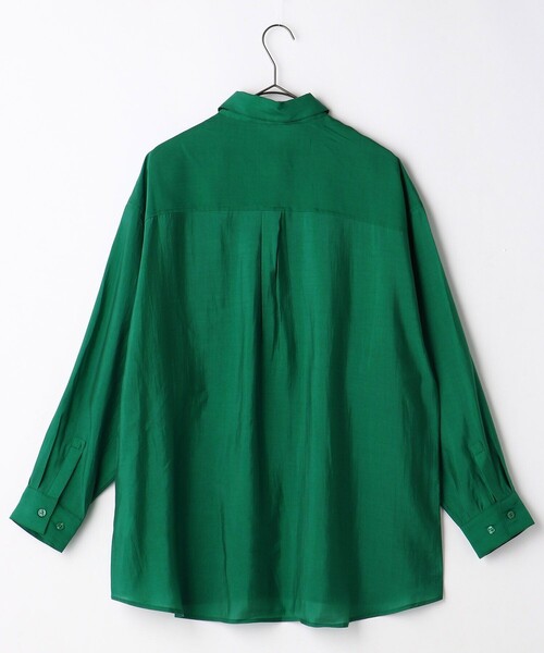 FREAK'S STORE（フリークスストア）の「ビッグシャツ（シャツ/ブラウス・レディース・ブラック/ゴールド/グリーン・ﾌﾘ-）」の9枚目の写真