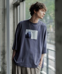 shiki tokyo | OVERSIZED MODE PRINT TEE / オーバーサイズモードプリントTシャツ(Tシャツ/カットソー)