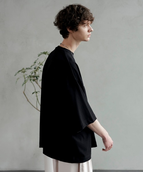 オーバーシャドウプリントBIG-T shiki tokyo（シキトウキョウ）の「OVERSIZED MODE PRINT TEE