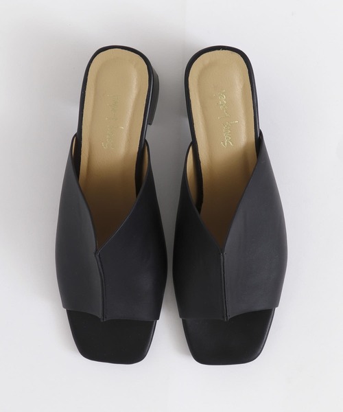 URBAN RESEARCH Sonny Label（アーバンリサーチサニーレーベル）の「オープンスクエアトゥサンダル（サンダル・レディース・ブラック/ブラウン/アイボリー・SMALL/MEDIUM/LARGE）」の11枚目の写真