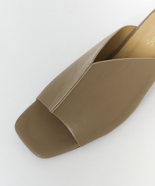 URBAN RESEARCH Sonny Label（アーバンリサーチサニーレーベル）の「オープンスクエアトゥサンダル（サンダル・レディース・ブラック/ブラウン/アイボリー・SMALL/MEDIUM/LARGE）」の9枚目の写真