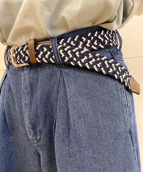 rovtski（ロフトスキー）の「MESHBELT/メッシュベルト（ベルト・メンズ・その他/その他1/その他2/その他3/その他4/その他5/その他6/ベージュ系その他/ブラック/カーキ/アイボリー/ネイビー・FREE）」の7枚目の写真