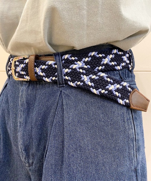 rovtski（ロフトスキー）の「MESHBELT/メッシュベルト（ベルト・メンズ・その他/その他1/その他2/その他3/その他4/その他5/その他6/ベージュ系その他/ブラック/カーキ/アイボリー/ネイビー・FREE）」の8枚目の写真