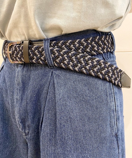 rovtski（ロフトスキー）の「MESHBELT/メッシュベルト（ベルト・メンズ・その他/その他1/その他2/その他3/その他4/その他5/その他6/ベージュ系その他/ブラック/カーキ/アイボリー/ネイビー・FREE）」の11枚目の写真