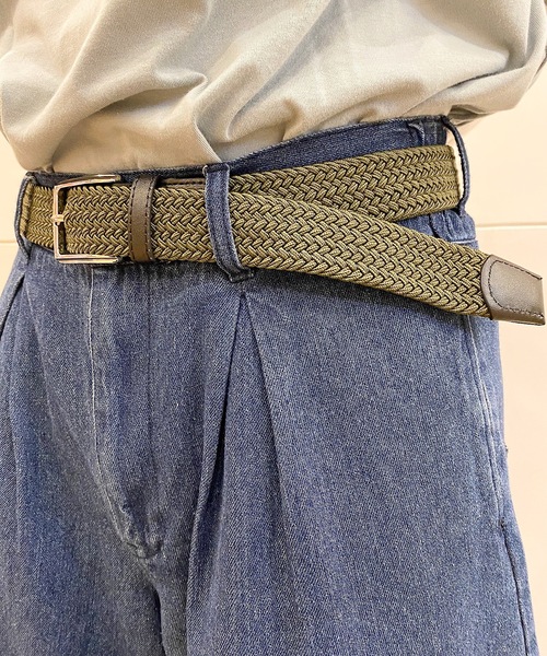 rovtski（ロフトスキー）の「MESHBELT/メッシュベルト（ベルト・メンズ・その他/その他1/その他2/その他3/その他4/その他5/その他6/ベージュ系その他/ブラック/カーキ/アイボリー/ネイビー・FREE）」の5枚目の写真