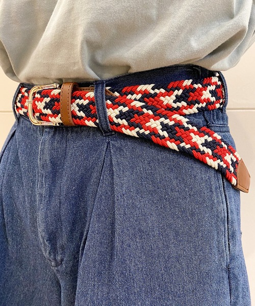 rovtski（ロフトスキー）の「MESHBELT/メッシュベルト（ベルト・メンズ・その他/その他1/その他2/その他3/その他4/その他5/その他6/ベージュ系その他/ブラック/カーキ/アイボリー/ネイビー・FREE）」の6枚目の写真