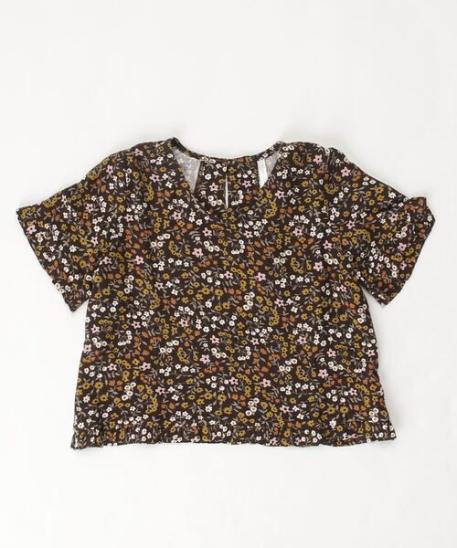 dark floral rory top