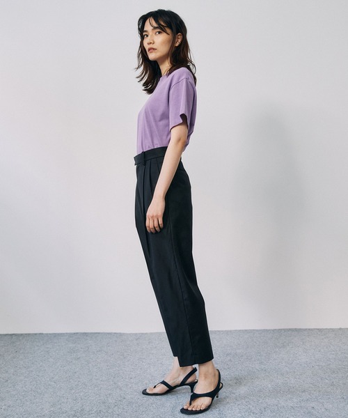 STUNNING LURE（スタニングルアー）の「ヴィンテージツイストTシャツ（Tシャツ/カットソー・レディース・ホワイト/ライトブラウン/ライトパープル/ブルー・SMALL/MEDIUM）」の6枚目の写真