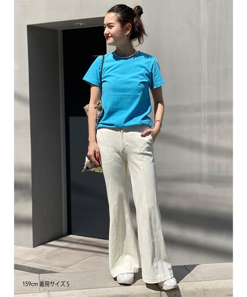 STUNNING LURE（スタニングルアー）の「ヴィンテージツイストTシャツ（Tシャツ/カットソー・レディース・ホワイト/ライトブラウン/ライトパープル/ブルー・SMALL/MEDIUM）」の18枚目の写真