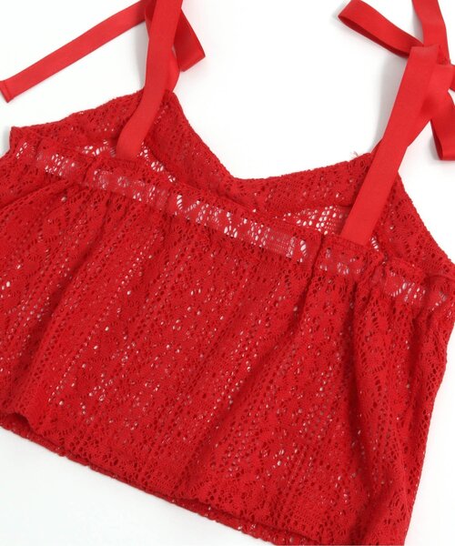 algy(アルジー)の「クロシェキャミ&Tセット(その他トップス・キッズ・レッド/ベージュ/ブラック・XX-SMALL/MEDIUM/SMALL/X-SMALL)」の5枚目の写真