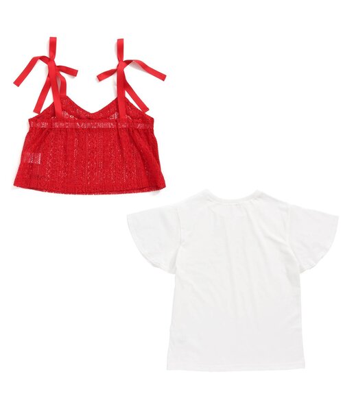 algy(アルジー)の「クロシェキャミ&Tセット(その他トップス・キッズ・レッド/ベージュ/ブラック・XX-SMALL/MEDIUM/SMALL/X-SMALL)」の15枚目の写真