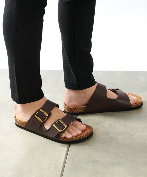 COLONY 2139（コロニートゥーワンスリーナイン）の「【MEN'S】ダブルベルトサンダル（サンダル・メンズ・ブラウン/ブラック/ホワイト・MEDIUM/LARGE）」の3枚目の写真