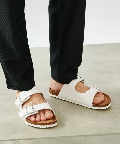 COLONY 2139（コロニートゥーワンスリーナイン）の「【MEN'S】ダブルベルトサンダル（サンダル・メンズ・ブラウン/ブラック/ホワイト・MEDIUM/LARGE）」の19枚目の写真