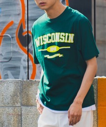WEGO/【ZOZOTOWN＆一部店限定】ドロップショルダーグラフィックTシャツ