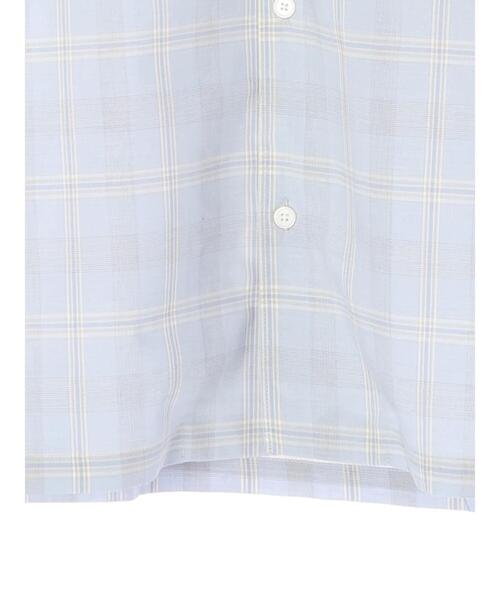 CRAFT STANDARD BOUTIQUE（クラフトスタンダードブティック）の「綿レーヨン半袖オープンカラーシャツ　＊（シャツ/ブラウス・メンズ・チャコールグレー/アイボリー/ベージュ系その他/ブルー系その他4・LL/M/L）」の13枚目の写真