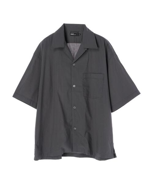 CRAFT STANDARD BOUTIQUE（クラフトスタンダードブティック）の「綿レーヨン半袖オープンカラーシャツ　＊（シャツ/ブラウス・メンズ・チャコールグレー/アイボリー/ベージュ系その他/ブルー系その他4・LL/M/L）」の19枚目の写真