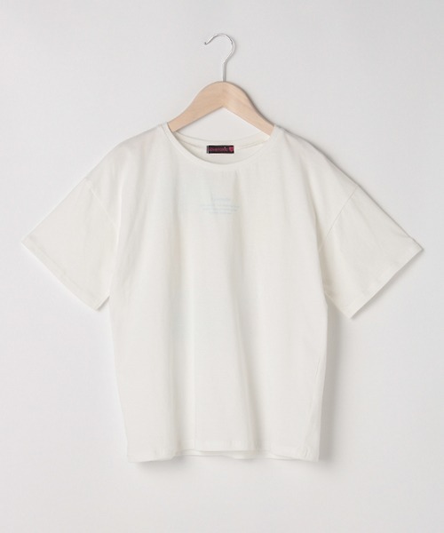 LOVETOXIC(ラブトキシック)の「レトロイラスト半袖Tシャツ(Tシャツ/カットソー・キッズ・オフホワイト/イエロー/ライトカーキ/チャコール・130cm/140cm/160cm/150cm)」の2枚目の写真