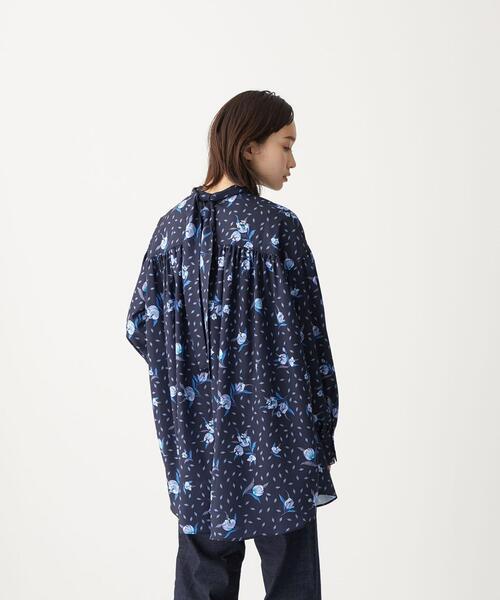 CITEN（シテン）の「＜CITEN（シテン）＞ 無地 / プリント ヨーク ギャザー ブラウス（シャツ/ブラウス・レディース・その他1/ベージュ・FREE）」の18枚目の写真