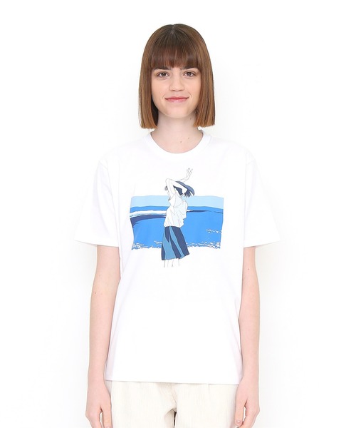 売れ筋商品|||ガント Tシャツ レディース トップス REG GRAPHIC - Print T-shirt - fresh blue ケイスリー＆コー tシャツ 「LIKE」PRINT TEE レディース