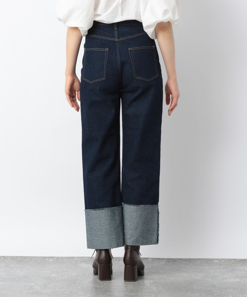 Heather(ヘザー)の「ロールアップワイドパンツ_216933(その他パンツ・レディース・インディゴブルー/チャコールグレー・M/S)」の16枚目の写真