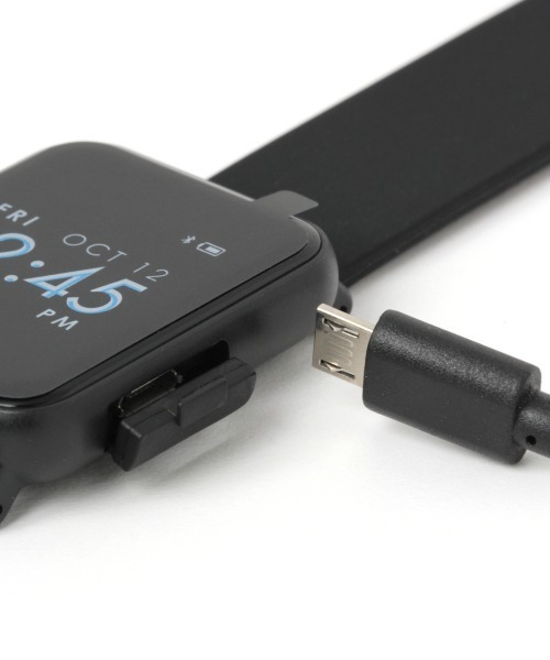 Me%（ミィパーセント）の「デジタルスマートウォッチ（デジタル腕時計・レディース・シルバー/ブラック・FREE）」の7枚目の写真