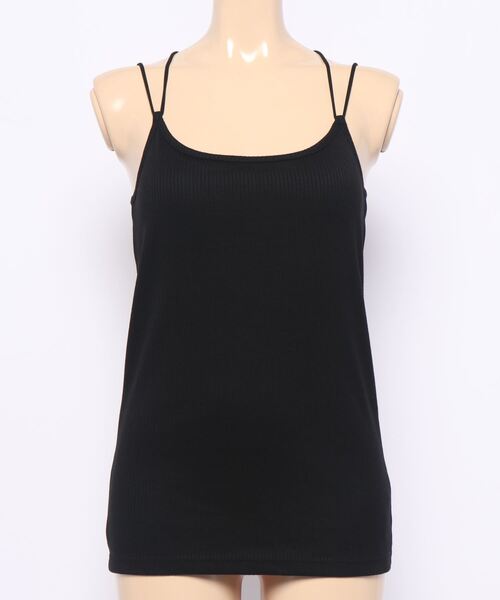 natural couture（ナチュラルクチュール）の「オープンバックカップ付きキャミソール（キャミソール・レディース・オフホワイト/イエロー/ブラック/モカ・FREE）」の15枚目の写真