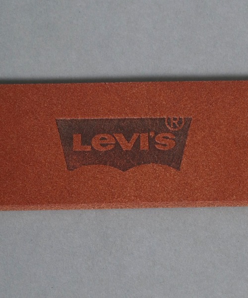 Levi's(リーバイス)の「【Levi's】別注 スクエアバックル 40mm 刻印 レザーベルト(ベルト・メンズ・ブラック/ダークブラウン・FREE)」の5枚目の写真