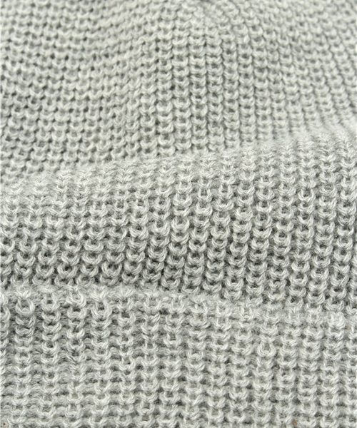 SENSE OF PLACE by URBAN RESEARCH(センスオブプレイスバイアーバンリサーチ)の「平編みコットンビーニー(ニットキャップ/ビーニー・レディース・ライトグレー/チャコール/ブルー/マスタード・FREE)」の8枚目の写真