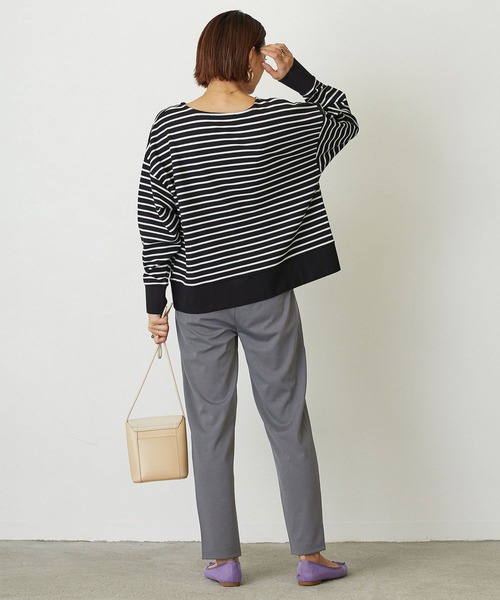 NICOLE white（ニコルホワイト）の「センタースリットポンチパンツ（その他パンツ・レディース・グレー/チャコールグレー/ブラック・FREE）」の19枚目の写真