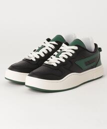 DIESEL | メンズ Dクオーターロゴ レザー スニーカー(スニーカー)