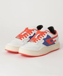 DIESEL | メンズ Dクオーターロゴ レザー スニーカー(スニーカー)