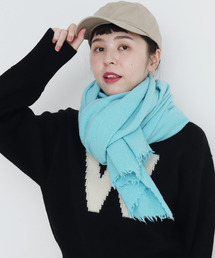 CHILD WOMAN | スーパー120無撚糸製品染め大判ストール(ストール/ショール)