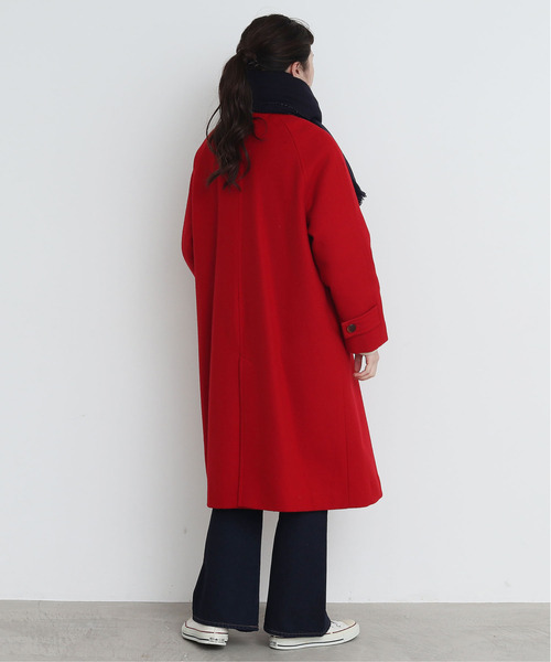 CHILD WOMAN（チャイルドウーマン）の「スーパー120無撚糸製品染め大判ストール（ストール/ショール・レディース・ネイビー/レッド/サックスブルー/ピンク/イエロー・FREE）」の17枚目の写真