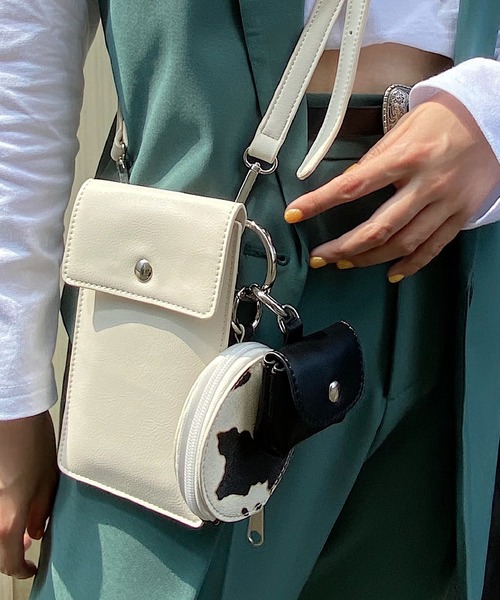 SPINNS（スピンズ）の「【組み合わせ自由自在】フェイクレザーカスタムバッグ コインケース（コインケース・レディース・ブラック系その他/ゼブラ/アニマル・ONESIZE）」の19枚目の写真