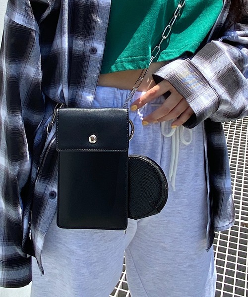 SPINNS（スピンズ）の「【組み合わせ自由自在】フェイクレザーカスタムバッグ コインケース（コインケース・レディース・ブラック系その他/ゼブラ/アニマル・ONESIZE）」の18枚目の写真