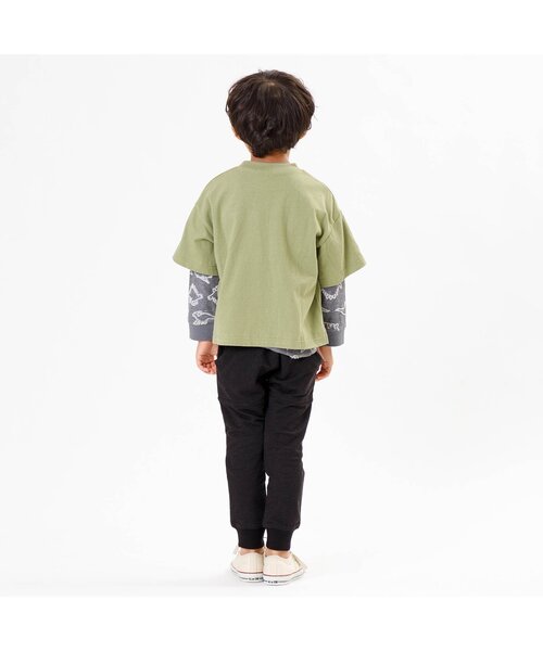 F.O.KIDS(エフオーキッズ)の「デイリーカットソーパンツ 10分丈(その他パンツ・キッズ・ブラック/キャメル/ネイビー/アイボリー・80/90/100/110/120/130/95/140)」の7枚目の写真