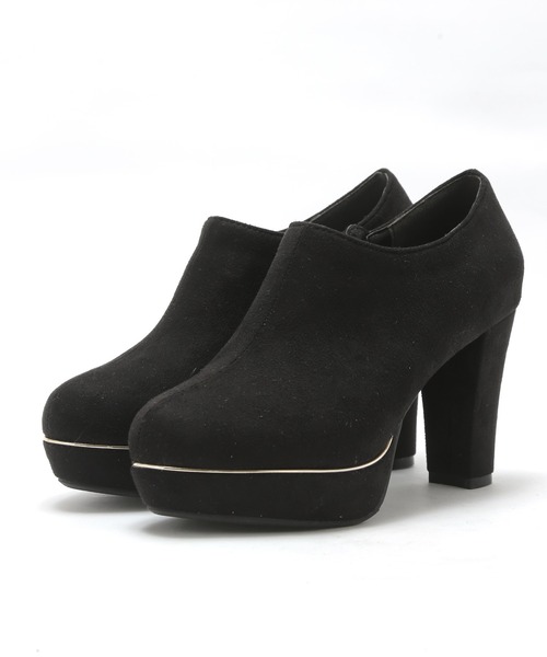 attagirl（アタガール）の「チャンキーヒールブーティー（ブーツ・レディース・ブラック/ベージュ/ブラック系その他・LL/S/M/L）」の16枚目の写真