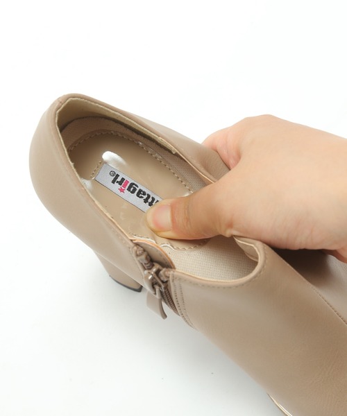 attagirl（アタガール）の「チャンキーヒールブーティー（ブーツ・レディース・ブラック/ベージュ/ブラック系その他・LL/S/M/L）」の13枚目の写真