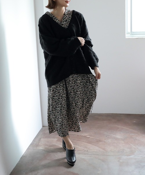 attagirl（アタガール）の「チャンキーヒールブーティー（ブーツ・レディース・ブラック/ベージュ/ブラック系その他・LL/S/M/L）」の5枚目の写真