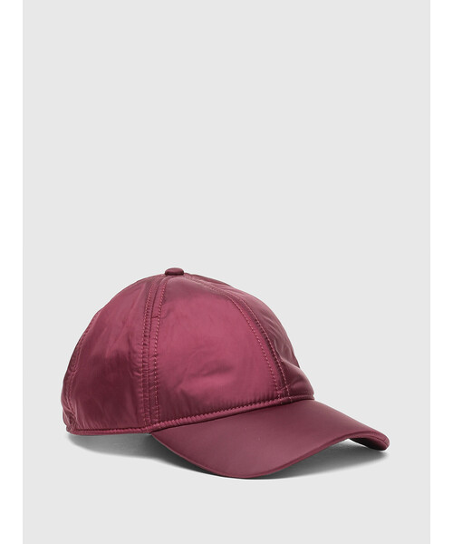 DIESEL(ディーゼル)の「メンズ ナイロン キャップ ユニセックス(キャップ・メンズ・ブラック/パープル・02)」の5枚目の写真