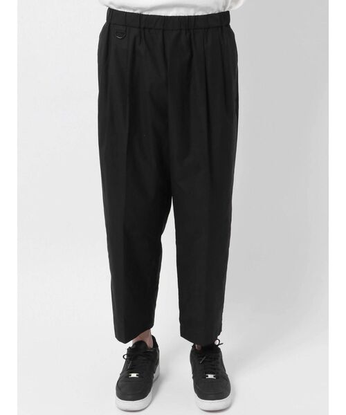 COTORICA（コトリカ）の「センタープレスタックワイドパンツ（その他パンツ・メンズ・ブラック/ベージュ・MEDIUM/LARGE）」の4枚目の写真