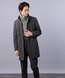 TAKEO KIKUCHI | ダウンライナー付き メランジ ヘリンボン コート(その他アウター)