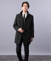 TAKEO KIKUCHI | ダウンライナー付き メランジ ヘリンボン コート(その他アウター)