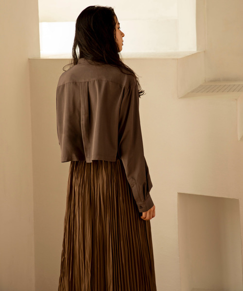 ReNorm（リノーム）の「プリーツスカート（スカート・レディース・ブラック/ブラウン・フリー）」の11枚目の写真