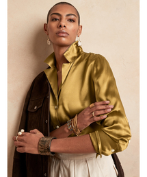 Banana Republic（バナナリパブリック）の「シルク リゾート シャツ（シャツ/ブラウス）」