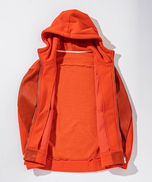 セール】C DIEM(カルペディエム)ストレッチシープレザーフーディー