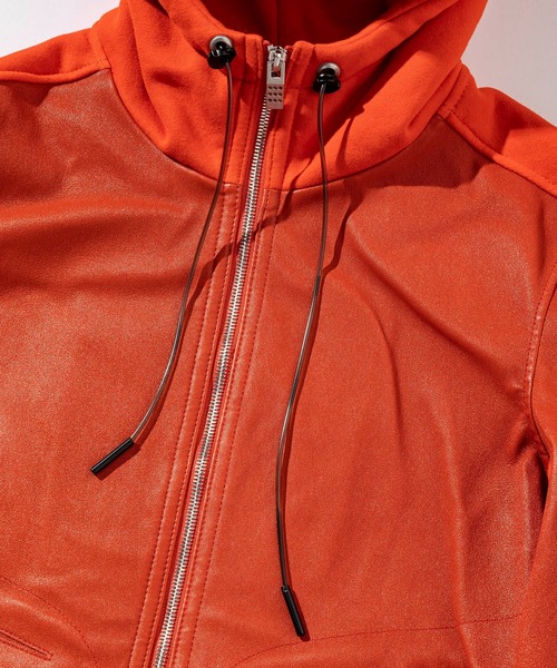 セール】C DIEM(カルペディエム)ストレッチシープレザーフーディー